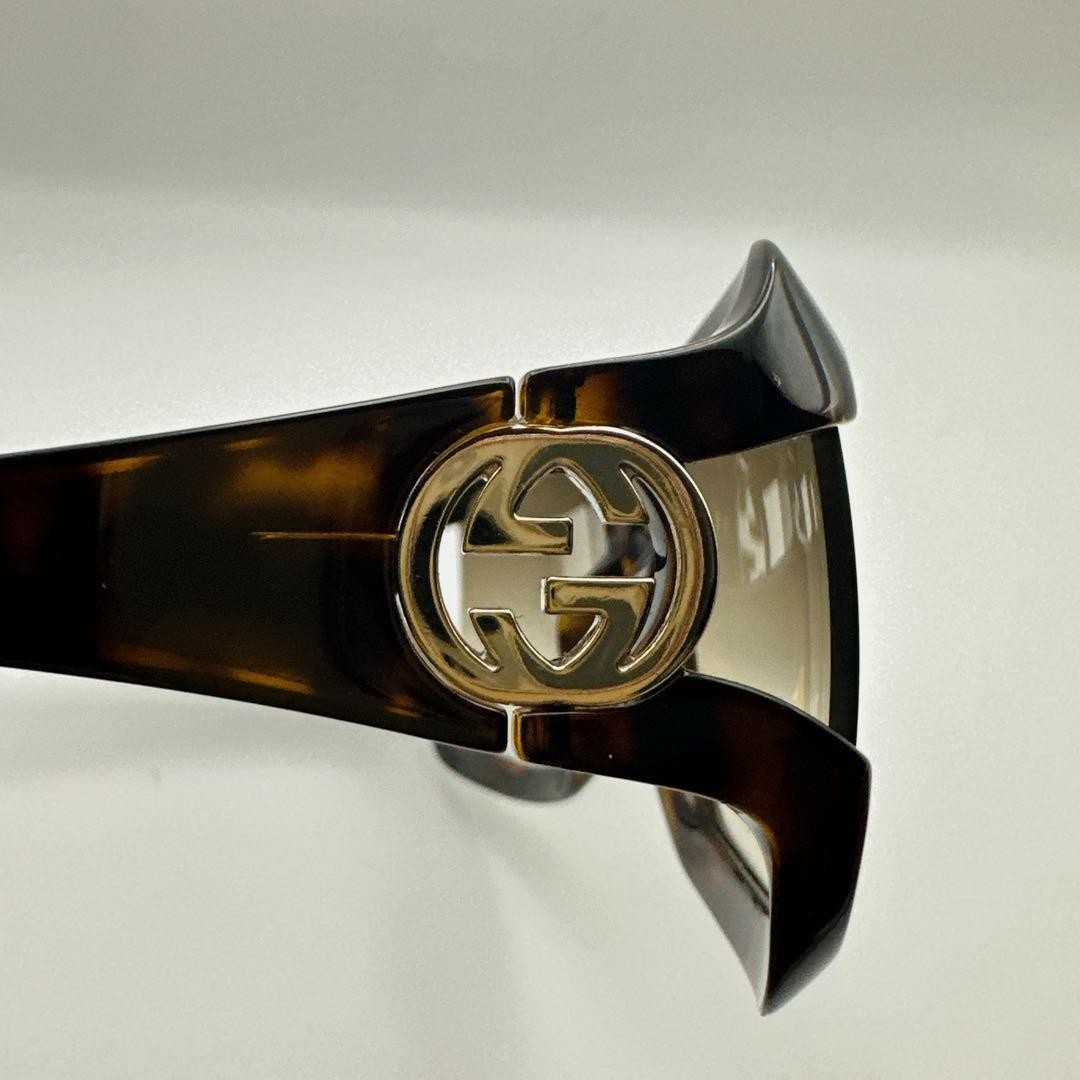 Gucci Interlocking G Logo Tortoiseshell Pattern G… - image 5