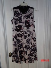 Womens Multicolored Dress Size M By Vera Wang