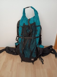 3F UL Gear QiDian 40 16L Ultraleicht Rucksack – Blau/Schwarz – Wie Neu