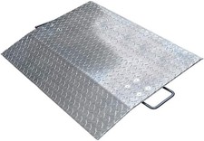 24" x 36" Aluminum Economizer Hand Truck Dock Plate 3600lbs 3/8" Plate Thickness
