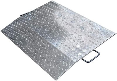 24'' x 36'' Aluminum Economizer Hand Truck Dock Plate 3600lbs 3/8'' Plate Thickness