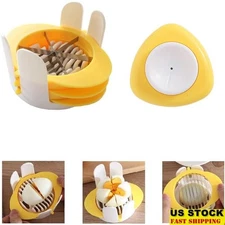 Durable Egg Slicer W/ Stainless Steel Blades & Egg Piercer Kitchen Use
