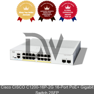 Cisco CISCO C1200-16P-2G 16-Port PoE+ Gigabit Managed Switch 2SFP