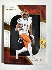 2025 Panini Immaculate Clearly Immaculate Ja'Marr Chase #CIJ-JC /99 (MEM)