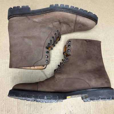 Bullock & Jones Cap Toe Boots Men s Size 11.5 Vibram Soles