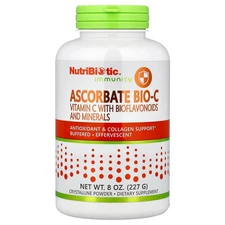Immunity, Ascorbate Bio-C Powder, Vitamin C With Bioflavonoids And Minerals, 8