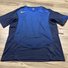 NIKE TOTAL 90 RETRO DRI-FIT SOCCER JERSEY NAVY BLUE Men s Large HV1178-410 100