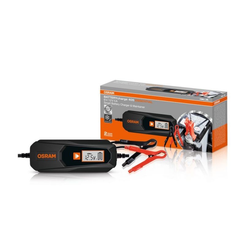Batterie à plat ? Solution avec le Chargeur BATTERYcharge 405 ESSENTIAL Osram OEBCS405ESN