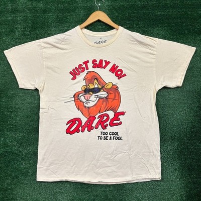 D.A.R.E. Just Say No Too Cool To Be A Fool T-Shirt Size Extra Large