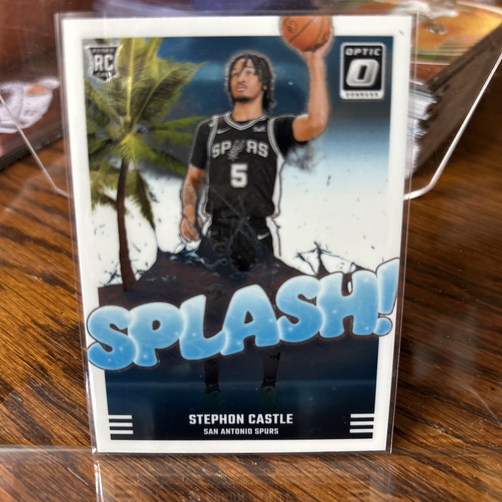 2024-25 Donruss Optic Basketball Splash Stephon Castle Rookie Card (RC) #14