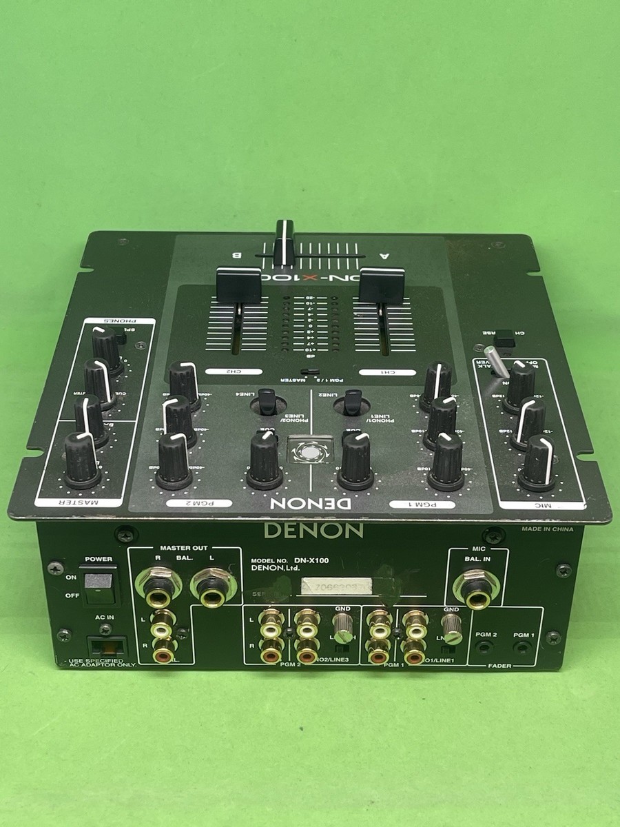 Denon DN-X100 2-Channel DJ Mixer – Pro Audio | eBay