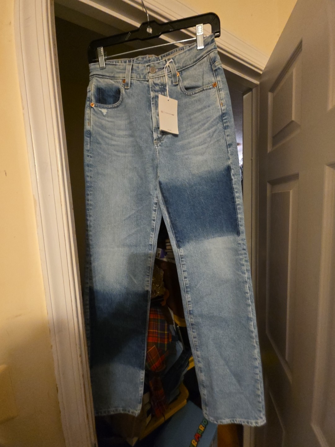 Adriano Goldshmied Womens Jeans Size 26 Cotton Blend The ALEXXIS STRAIGHT thumbnail 2