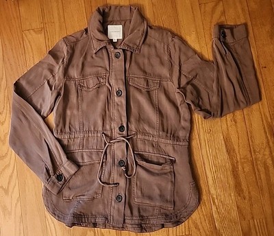 Women's Size Small Thread & Supply Brown Lightweight Jacket
