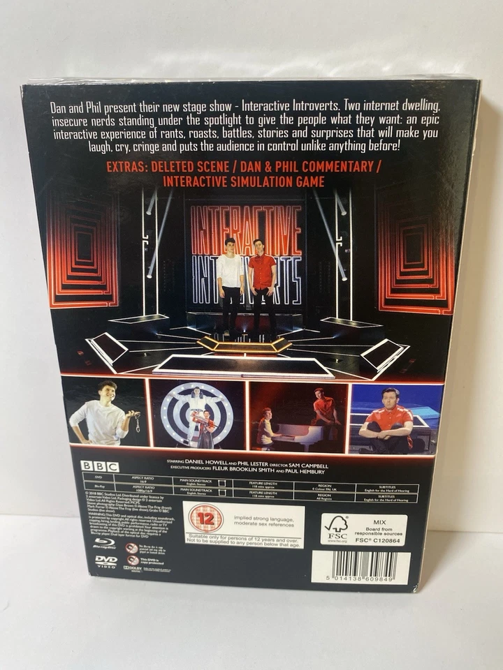 Interactive Introverts Dan Phil 2018 World Tour DVD and Blu Ray Red Edition New - Image 2 of 2