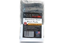 434 Stainless Steel Wool 8 pad Pack - COARSE Grade - by Rogue River Tools. ...