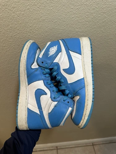 Nike Air Jordan 1 Retro High OG BG GS 2015 blu polvere UNC