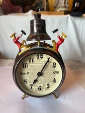 VINTAGE 1974 Bradley Time Division  Bell Alarm Clock  (repair or parts only)