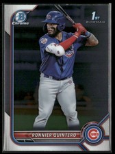 2022 Bowman #BCP-124 Ronnier Quintero Chrome Prospects