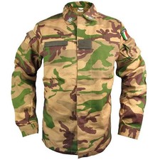 Genuine Italian Army desert camouflage ACU jacket combat field shirt Blouse