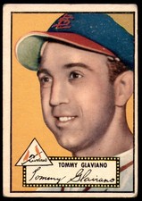 1952 Topps #56 Tommy Glaviano Very Good Cardinals               ID:237189