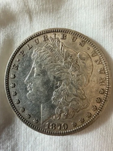 1879 Year Philadelphia Mint Morgan Silver Dollar $1 US COIN