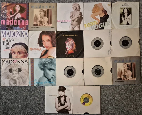17 x Madonna 7" Singles Holiday Vogue Cherish True Blue etc Job Lot Vinyl