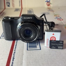 Sony Cyber-shot DSC-H20 10.1MP Digital Camera Carl Zeiss Lens Tested No Charger