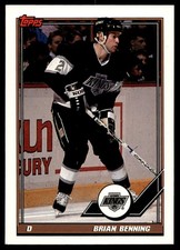 1991-92 Topps !!!! Brian Benning Los Angeles Kings #359