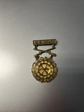 Vintage US Army Excellence in Rifle Competition Badge LIGL Maker's Mark