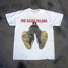 The Illest Villain T-shirt Vintage Hip Hop Rap Graphic Tee S-5xl The Illest Villain T-shirt Vintage Hip Hop Rap Graphic Tee S-5xl
