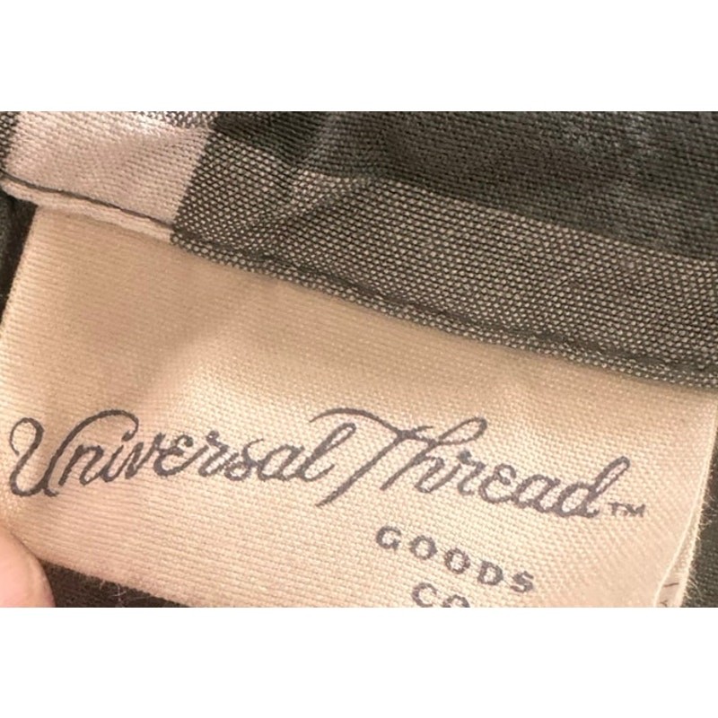 Universal Thread Green Windowpane Print Large But… - image 8