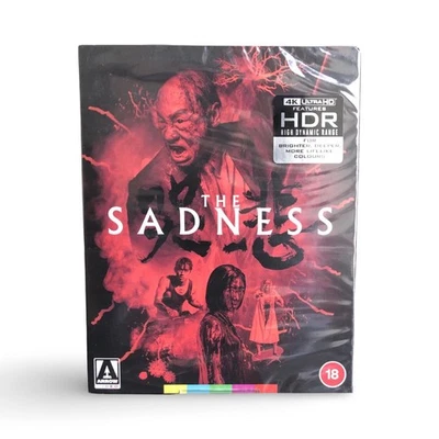 Arrow Video THE SADNESS 4K UHD Blu-ray Limited Edition