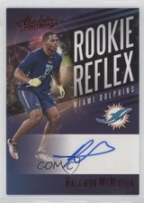 2017 Panini Absolute Rookie Reflex Signatures Red Raekwon McMillan Auto 6ks