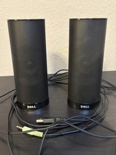 Dell AX210 Computer PC Laptop Desktop Multimedia OEM Speakers USB Powered