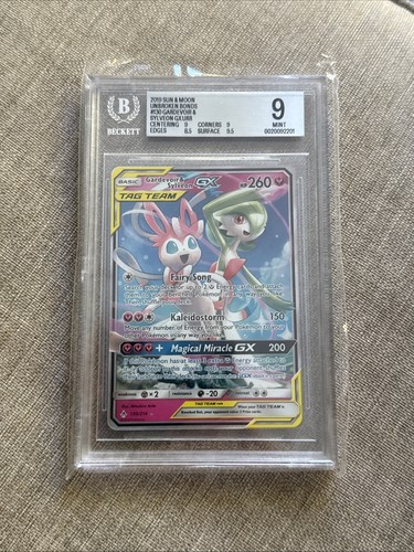 Gardevoir & Sylveon-GX graded BGS 9 for sale on eBay