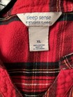 Sleep Sense XL Nightshirt/Gown Womens XL Portuguese Flannel Cotton Red Plaid — photo 4