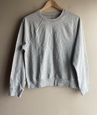 New Everlane Women Crew Neck Gray Sweatshirt Size Small