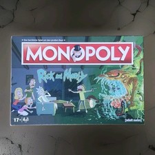 Monopoly Rick and Morty Deutsch Hasbro Adult Swim Vollständig Zustand Gut