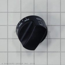 Wolf Electric Range Part # 826466 - Knob,black,griddle,svce