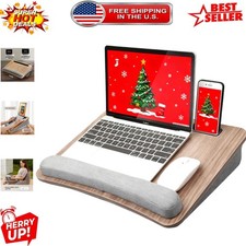 Ergonomic Lap Laptop Desk with Built-in Storage for 15.6" Laptop Use - Portable