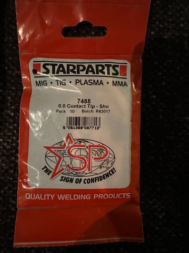 Starparts 7488 Mig welder contact tips 0.8mm x 10 - Picture 2 of 2