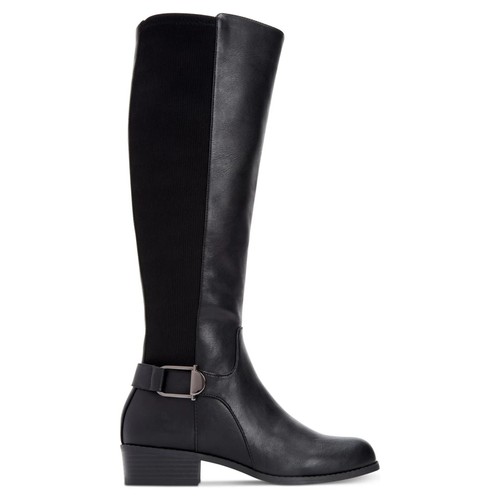 Alfani Step 'N Flex Women's Black Kallumm Mid Calf Boots US 5 EU 35 - Picture 2 of 9