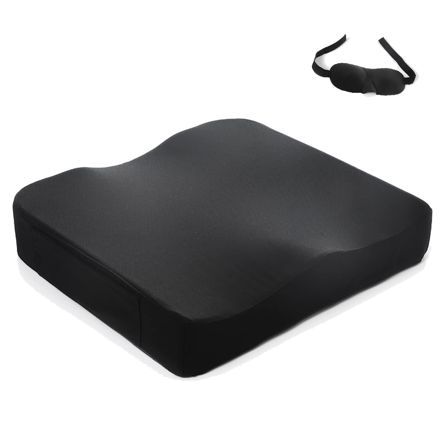 Extra Large Comfort Seat Cushion | Non-Slip Orthopedic Memory Foam | Back and...
