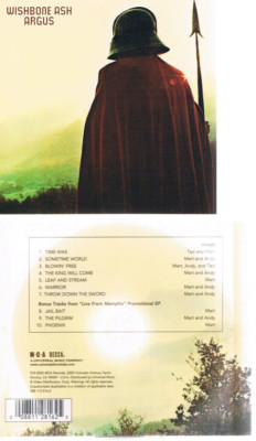 Wishbone Ash: ''Argus'', Tolle CD, remasterte Version + 3 Bonus Titel