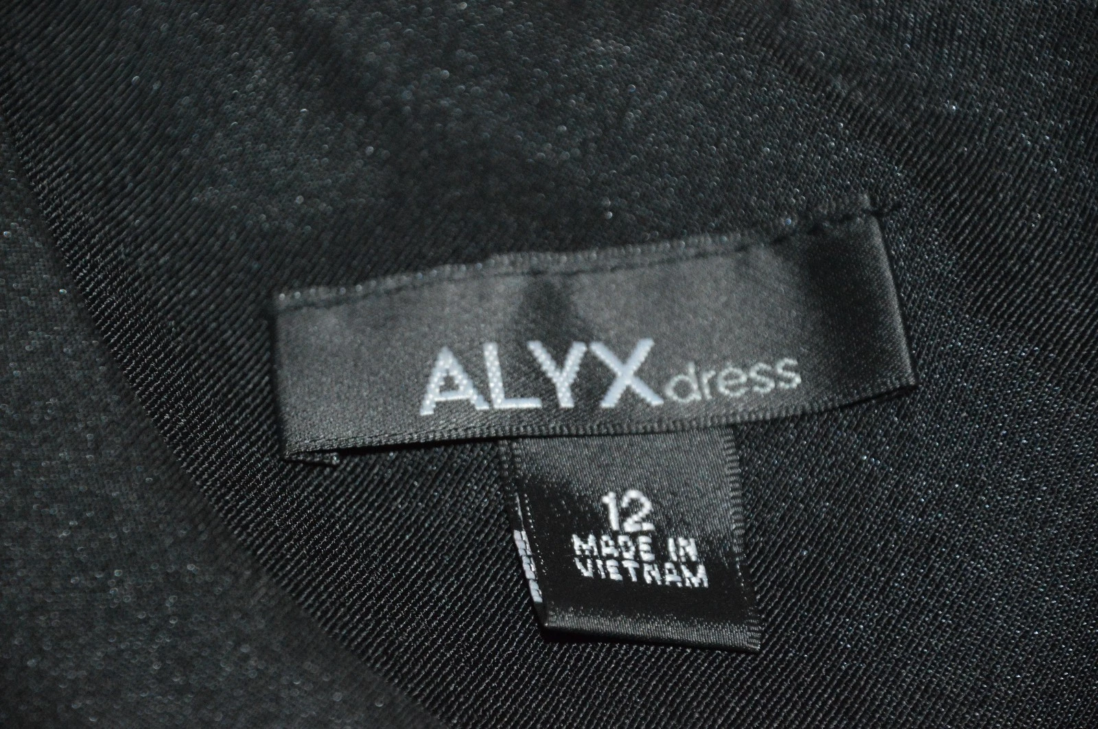 Canotta Alyx donna 12 nero avorio bianco abito floreale dritto polpaccio largo leng