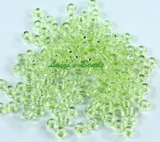 8/0 Round TOHO Japanses Glass Seed Beads 15- Transparent Citrus Spritz 10 grams