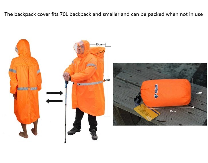 bluefield backpack rain cover Stone Glacier Small Handy rain cover in a visible colour with reflective print OutThere 30/45L Pack Rain Covers