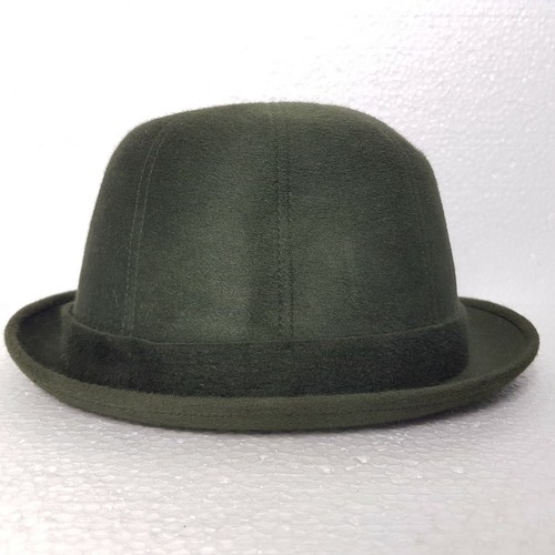 CAPPELLO 58 CERVINO VINTAGE FELTRO DAINO LOBBIA FUR FELT MEN'S HAT VERDE ce46 - Picture 4 of 7