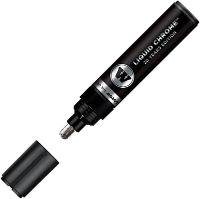 Molotow Liquid Chrome 703104 5mm Liquid Chrome Mirror Effect Marker