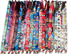 20pcs cartoon mickey minnie mix Lanyard Mobile Phone ID Card KeyChain Holder